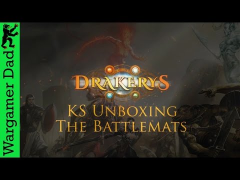 Drakerys Neoprene Battlemat X 4 Unboxing