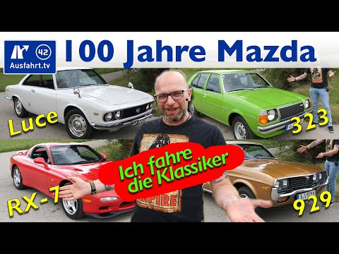 Ich fahre 4 Klassiker aus 100 Jahren Mazda: Mazda R130 Luce, 929, 323 und RX-7