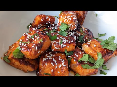 Korean flavour inspired Salmon | Quick & Easy 15 minute Recipe for Salmon