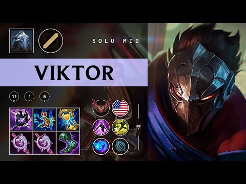 Viktor Mid vs Orianna - NA Grandmaster Patch 25.23