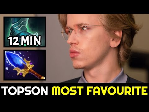 TOPSON Most Favourite Hero in This Week — 12min Guardian Greaves Dazzle 7.32d Dota 2