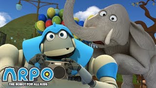 동물원 대소동 ・ 재미있는 어린이 만화  모음! ・ 로봇알포 Arpo The Robot