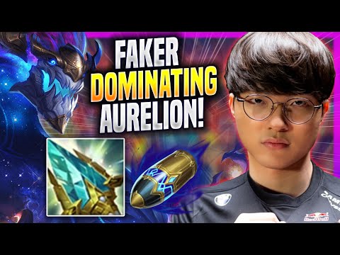 FAKER DOMINATING WITH AURELION SOL! - T1 Faker Plays Aurelion Son MID vs Taliyah! | Season 2023