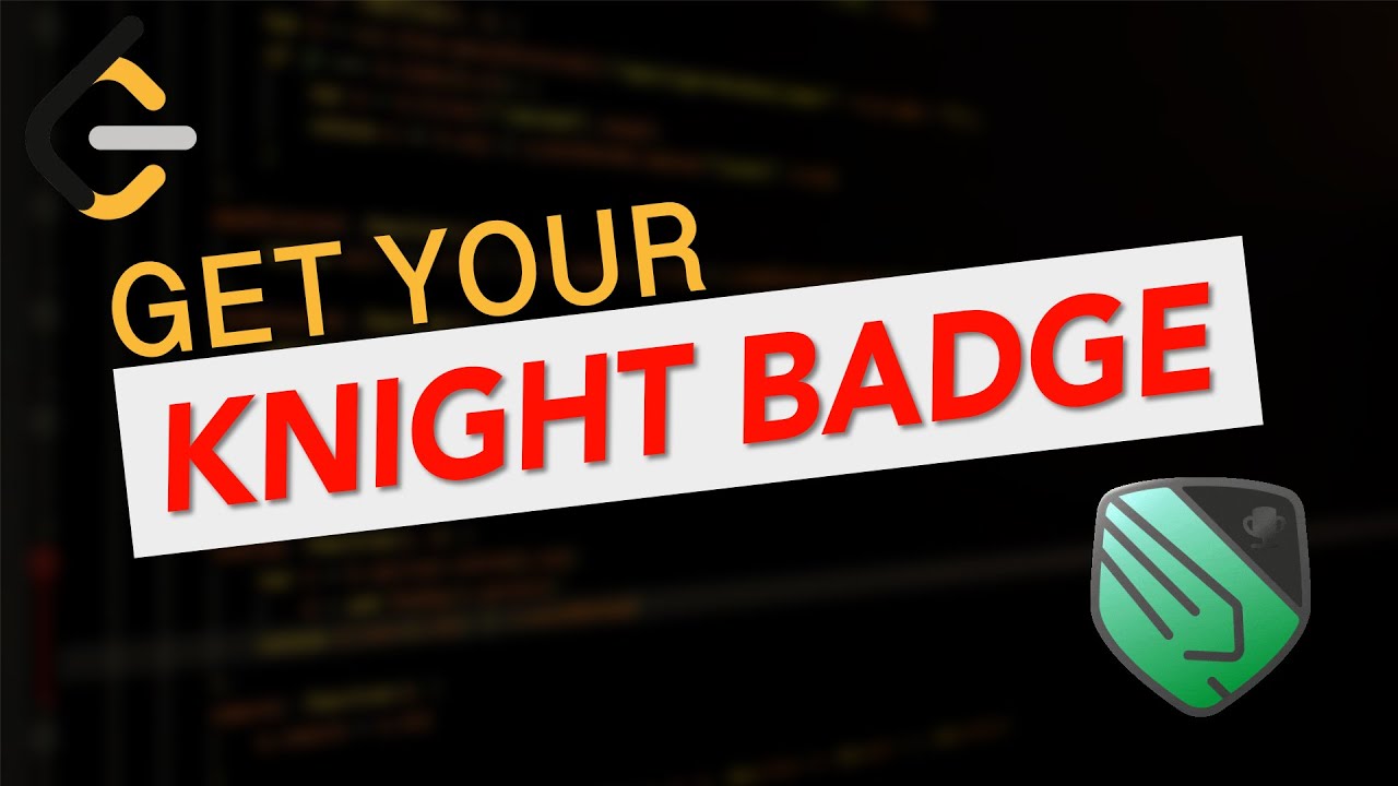 How I got my Leetcode Knight Badge