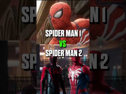 Marvel's Spider-Man 2 vs Spider-Man 1 #spiderman2 #marvelspiderman #insomniacgames #games #ps5