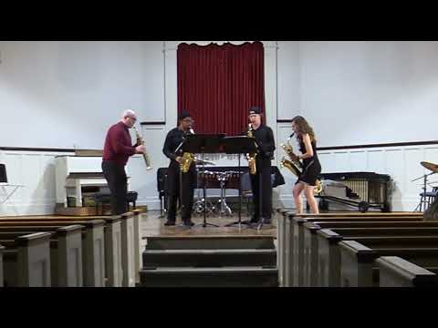 La Pentecote aria by Bach | Bridgewater College Saxophone Quartet