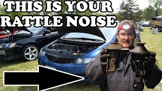 How To Replace The Side Motor Mount On A 8th Gen Honda Civic [ No More Rattle Noise ]