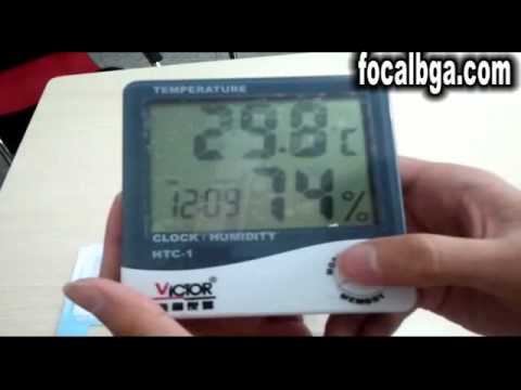 Htc 1 lcd digital temperature humidity meter
