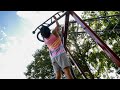 Entertaining Back Training Out In Nature