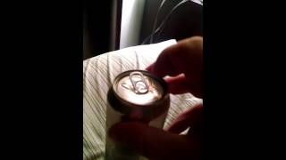How to open a can of beer quietly
