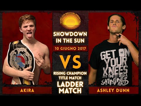 LADDER match: Francesco Akira (c) vs. Ashley Dunn - Rising Championship