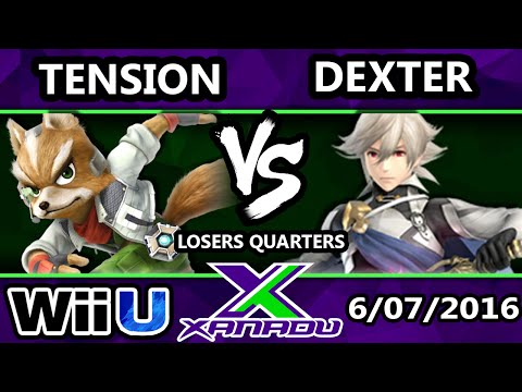S@X 153 - Dexter (Corrin) Vs. Tension (Fox) SSB4 Losers Quarters - Smash Wii U - Smash 4