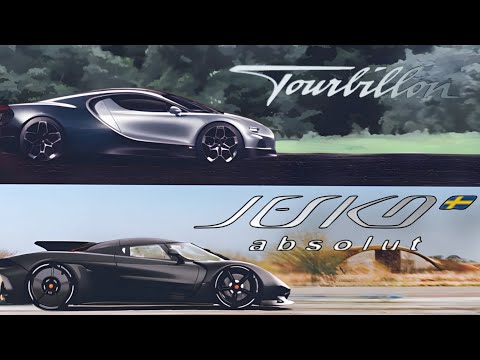 Koenigsegg Jesko Absolut VS. V16 Bugatti Tourbillon 0-400 KM/H Acceleration Comparison