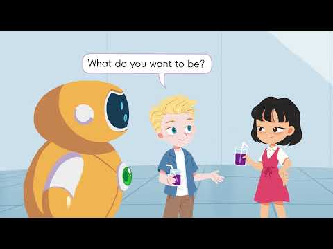 Let's Smile 4 Unit 8 Story - What do you want to be?