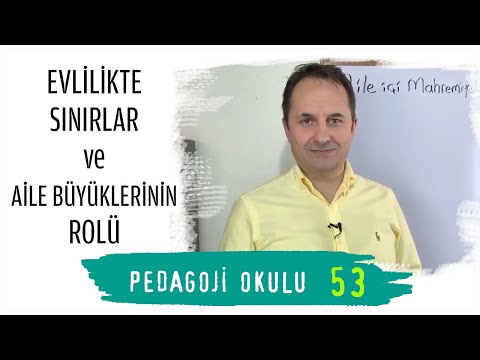 Pedagoji Okulu 53 - Evlilikte Sınırlar ve Aile Büyüklerinin Rolü - Adem Güneş