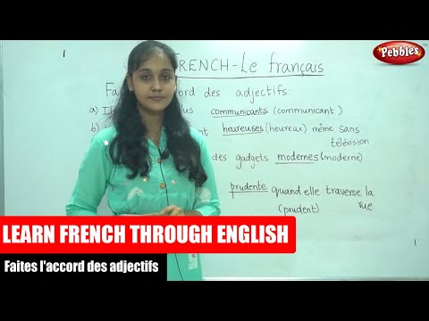 Faites l'accord des adjectifs | French Class- 92 | Learn French Through English | French Lesson