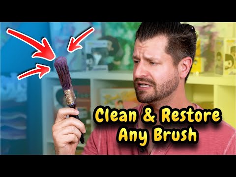 Dried, Dirty, Damaged? No Problem - Fix & Restore Any Paint Brush!