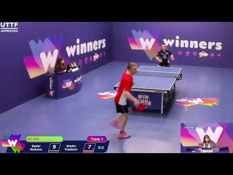 WINners CUP table 1 02.02 Badai Maksim - Siedin Vladimir 21:00