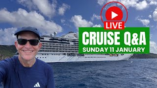 Cruise Q&A Live: Sunday 11 January 2026 : 9am PT / Noon ET / 5pm UK
