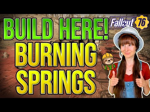 8 Perfect CAMP Locations to Build Your Base ⚒️ Burning Springs Best CAMP Locations Fallout 76