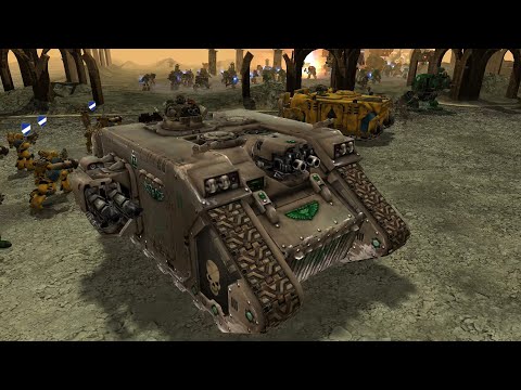 Space Marines vs Necrons - Bloodline Mod - Warhammer 40K Dawn Of War Soulstorm