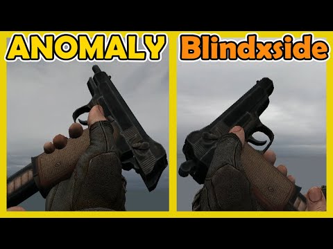 STALKER ANOMALY - Blindside's Weapon Reanimation Comparison | Pistols