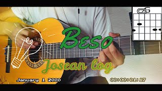 Beso - Josean Log - Guitarra- tutorial-ACORDES-Music Cover-Mtz