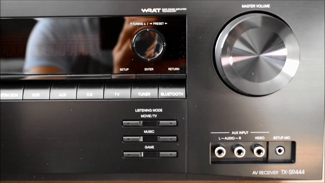 video Amply xem phim Onkyo TX SR444 chính hãng 0