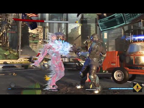 Injustice 2 Captain Cold VS The Flash,Jay Garrick Single Fights