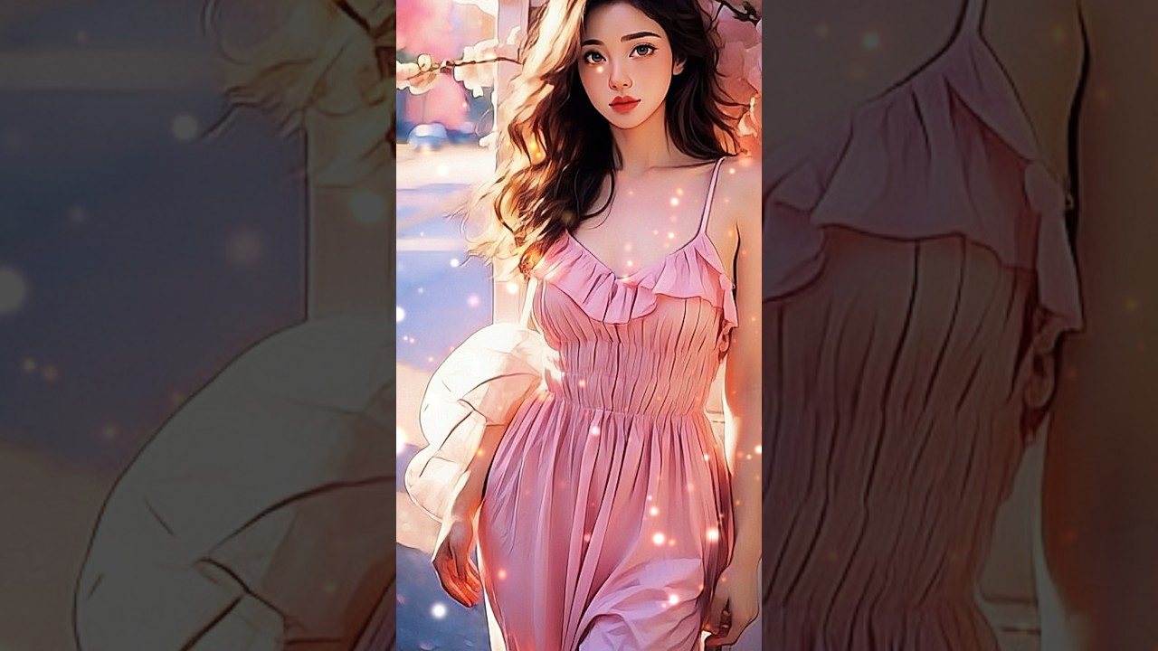 AI Stable Diffusion: Transforming Fashion and Flowers with a Beautiful Girl #ai #youtube #shorts