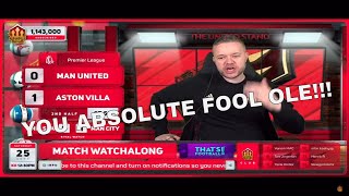 MAN UTD FANS REACH BOILING POINT AS VILLA SCORE AND BRUNO MISSES LATE PENALTY!!🤣