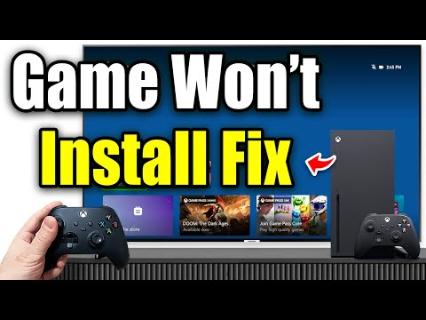 How To Fix Installation Stopped For Digital or Disc Games on Xbox Series X|S