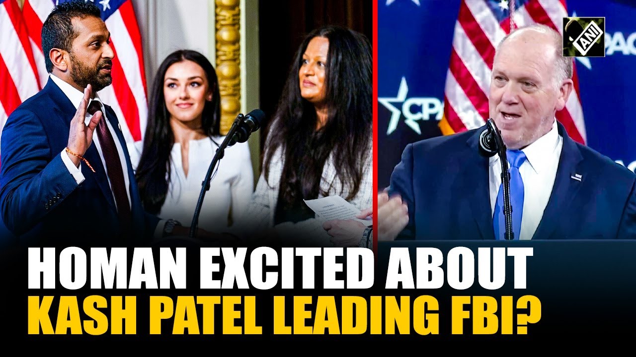 “Kash Patel is back running FBI…” Tom Homan excited about Kash Patel leading FBI