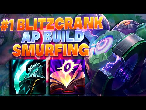 #1 AP BLITZCRANK DESTROYS LOW ELO! HOW TO GET OUT OF LOW ELO WITH BLITZCRANK! - League of Legends