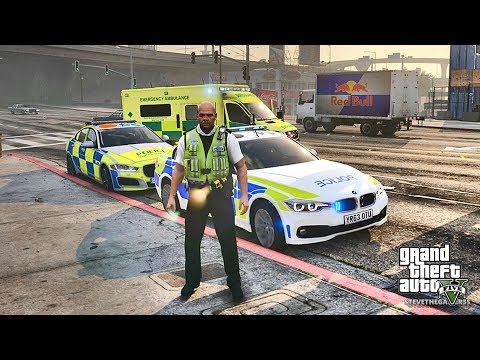 GTA 5 MODS LSPDFR 824 - BRITISH  PATROL!!! (GTA 5 REAL LIFE PC MOD)