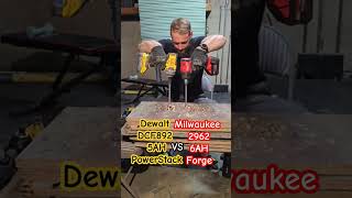 Milwaukee 2962 6ah Forge vs Dewalt DCF892 5AH Powerstack