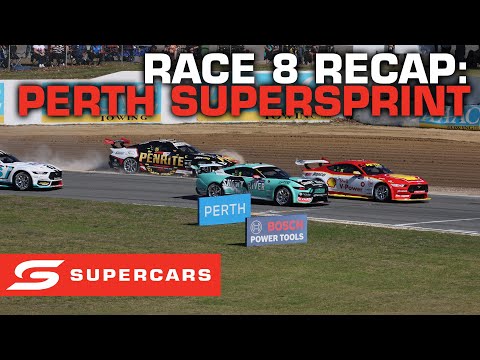 SUPERCARS 2023 Perth SuperSprint レース8ハイライト動画