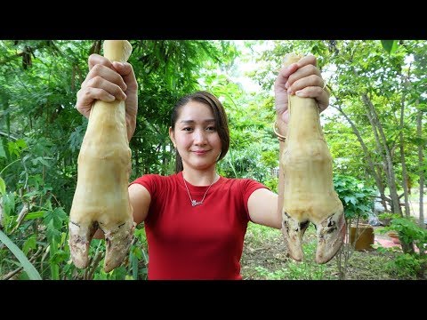 Yummy Cow Legs Soup Cooking - Cow Legs Soup - Cooking With Sros Video