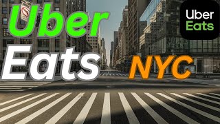Uber Eats Lunch Shift In Manhattan NYC