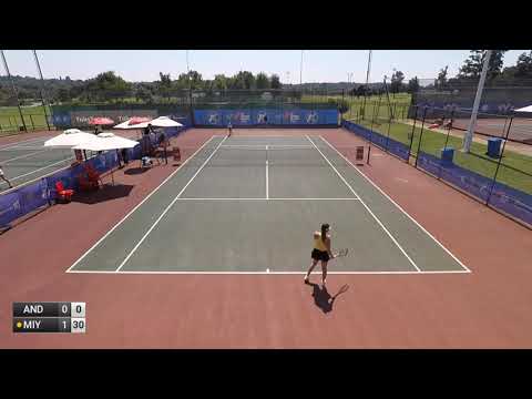 (1)Tessah Andrianjafitrimo v. (8)Yuriko Lily Miyazaki - singles - W60 PRETORIA