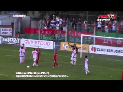 1º tiempo atl san jorge vs atl adelante 2014