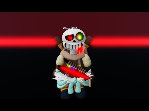 Shanghaivania ink (phase 3) sans showcase | Undertale Multiversal Destroyers 2 | Roblox