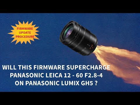 Objektyvas Lęšiai Panasonic Lumix G Vario Panasonic GH4 12- 60 mm F / 3.5 ASPH video