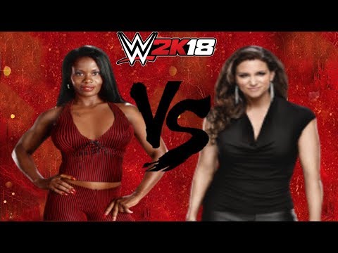 WWE 2K18 Jacqueline vs Stephanie Mcmahon