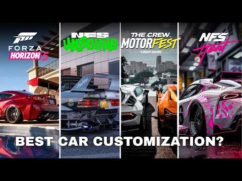 Best Car Customization? – FH5 vs NFS Unbound vs The Crew Motorfest vs NFS Heat DETAILED VIDEO!