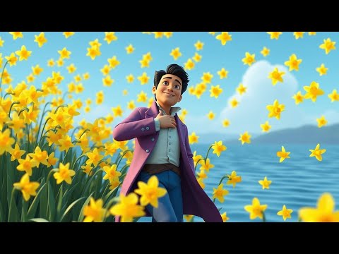 Daffodils by William Wordsworth (An Inspirational Poem) English poem | I Wandered Lonely as a Cloud