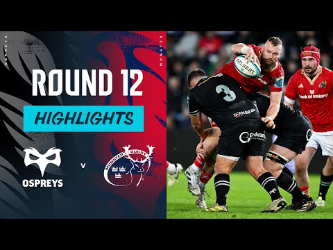 Ospreys v Munster | Instant Highlights | Round 12 | URC 2023/24