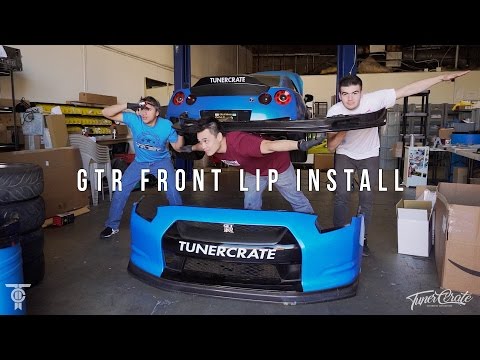 AGGRESSIVE GTR FRONT LIP INSTALL