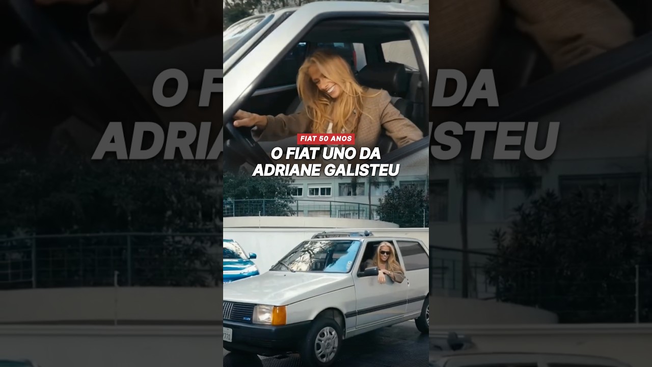 O FIAT UNO da ADRIANE GALISTEU