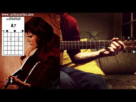 How To Play "CAJUN MOON" by J.J Cale | Acoustic Guitar Tutorial on a MIJ Daion Mark Mugen I